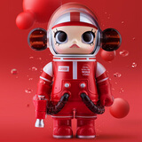 POP MART泡泡玛特 MEGA SPACE MOLLY 100% 周年系列2-A盲盒玩具生日礼物 随机1个 不支持七天无理由退换