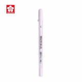 樱花(SAKURA)高光笔中性笔波晒笔手绘笔 单支装白色 笔幅0.4mm日本进口