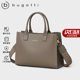 BUGATTI包包女包奢侈品牌2025新款手提斜挎包单肩包情人节礼物送老婆 灰色