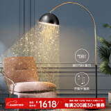 帝拿（DINAH） 落地灯客厅沙发旁钓鱼灯卧室书房阅读美式极简轻奢立式灯具 落地灯（按钮三色变光）