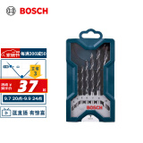 博世（BOSCH）7支Mini圆柄木工钻头套装（7件套）