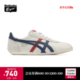 Onitsuka Tiger鬼塚虎男鞋 慢跑鞋透气轻便男女款运动休闲鞋RUNSPARK D201L 白色/藏青色(1183B480-107) 42