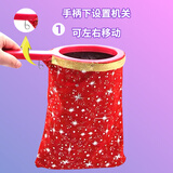 学硕xueshuo2026新年元旦节目表演魔术袋道具儿童小学生幼儿园舞台演出乾坤袋 雪花红色魔术袋