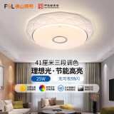 FSL 佛山照明led吸顶灯具卧室灯圆形现代简约百搭灯饰客厅灯房间灯 晶澈白25W