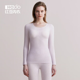 红豆（Hodo）女士美体秋衣秋裤色纺紧身性感显瘦打底内衣薄保暖套装 淡紫 160-170/85-95