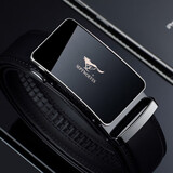 七匹狼男士皮带商务牛皮自动扣裤腰带送男友老公送爸爸长辈生日礼物