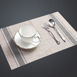 逸居客（YIJUKE）【2片装】餐垫pvc西餐垫餐盘垫防水防油隔热防烫桌布餐桌垫茶几垫