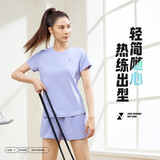 361°短袖女t恤夏季新款速干衣运动跑步宽松瑜伽服上衣服662424126H-3