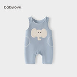 babylove宝宝背带裤春秋外穿连体裤超萌可爱休闲长裤洋气婴儿裤子