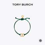 Tory Burch 汤丽柏琦 “怀梦前行”手链TB 143017 绿色/Tory 金 311