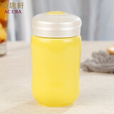 乾唐轩【官方授权】活瓷杯 小快乐网红高颜值水杯女生创意礼品陶瓷杯子 帝黄白盖 礼盒包装 带杯套
