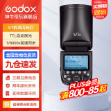 神牛（Godox） v1 闪光灯机顶外拍灯口袋灯便携摄影高速TTL锂电热靴灯 圆灯头v1闪光灯 适配奥林巴斯/松下