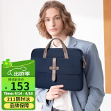 高尔夫（GOLF）电脑包男女14英寸苹果笔记本电脑包手提单肩斜挎包防泼水商务出差