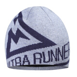 URG  ULTRA RUNNER GEARURG美利奴羊毛保暖帽户外跑步运动柔软舒适防寒徒步登山穿越滑雪 灰白经典款 均码