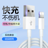 缔造者适用于苹果数据线充电线苹果5s六七6s/plus iphoneX/7/8/SE/iPad 苹果数据线1.2米白色