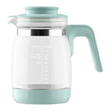 小壮熊（XIAOZHAUNGXIONG）【配件单壶】婴儿恒温调奶器热水壶家用加厚玻璃全安堂通用配件 抹茶绿1300ml（匹配非原装） 小壮熊安全堂专用壶