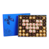 费列罗巧克力礼盒装三口味送男女朋友老婆公创意实用生日新年情人节礼物 D冰雪奇缘（48颗） 礼盒装 600g