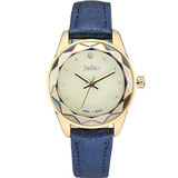 聚利时（Julius）手表女小巧系列潮流时尚贝壳表盘学生石英女士手表宝蓝色JA-723E