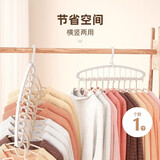 加度衣架家用挂衣衣服挂架无痕防滑防风防肩角晾衣架收纳架干湿两用