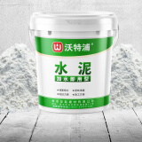 沃特浦白水泥快干墙面修补瓷砖防水填缝剂堵漏王速干水泥胶地面修复材料 白水泥2斤+工具