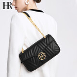 HR赫莲娜包包女包小香风单肩斜挎包女士菱格包生日礼物送女友