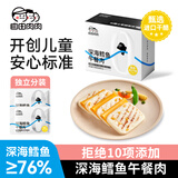 自由肉肉深海鳕鱼午餐肉可做鱼肠儿童早餐黑猪肉罐头单片装宝宝零食180g