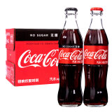 可口可乐（Coca-Cola） Coca-Cola 可口可乐 汽水碰响玻璃瓶装汽水碳酸饮料瓶装可乐零度 经典可乐275ml*6瓶