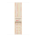 适用苹果手表表带耐克applewatch10 9运动尼龙nike回环Ultra表带 新配色【NK星光配粉色】同款 【46mm】适用Apple Watch10代/