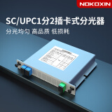 诺可信（Nokoxin）电信级分光器1分2 光纤分路器SC LC FC一分二尾纤式1比2电信级拉锥1:2联通移动电信 SC 1分2插片式分光器