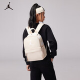 Jordan耐克AJ书包双肩背包小包男女童幼儿园小学生书包 珍珠白 2T/4T