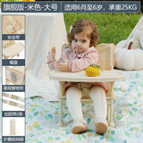 1号起点（yi hao qi dian）宝宝餐椅婴儿餐椅多功能可折叠便携儿童餐桌椅婴幼儿吃饭小椅子 大号米色-旗舰款【含收纳袋】WZ6