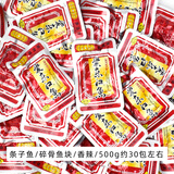 莽泽湖湖南郴州特产东江小鱼仔香辣鱼干办公室旅游休闲辣味零食酱汁小鱼 条子鱼 500g 1袋
