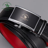 圣大保罗2025本命年红皮带男自动扣蛇年本命年红腰带礼盒装七夕情人节礼物 本命年