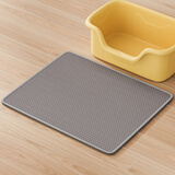 汪野君猫砂垫防带出防溅猫砂盆垫子EVA双层控砂垫耐磨耐抓防滑垫 中号