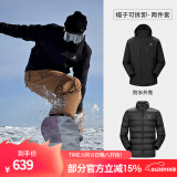 骆驼（CAMEL）三防冲锋衣户外登山服防风防水防污三合一运动外套 AD12263514Y,羽绒内胆幻影黑男女 L