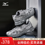美津浓（MIZUNO）【RACER S】软底轻便运动跑步鞋男女同款缓震透气休闲慢跑鞋 24/野鸽灰 40.5 (260mm)