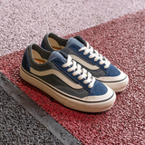 VANS范斯官方 Style 136 Decon VR3 SF水兵月蓝侧边条纹情侣板鞋 蓝色 42