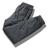 BURLEMON秋冬保暖棉裤男女抓绒加厚裤防风防寒户外运动登山裤 ZT1733灰色束脚-男女同款 XL