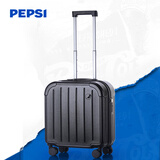 百事可乐行李箱登机箱小拉杆箱20英寸女男高颜值儿童万向轮旅行密码皮箱 经典黑 20英寸