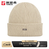 探路者（TOREAD）帽子男秋冬新款针织帽冬季户外帽防风保暖运动休闲滑雪帽 原木色 均码