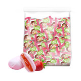 不二家草莓夹心棉花糖1kg（约160颗）儿童糖果大包装喜糖零食