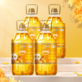福临门 食用油 浓香压榨一级 花生油6.18L 中粮出品×4桶