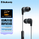 SKullcandy 骷髅头 INKD+ 音客+ 入耳式有线耳机 彩色经典百搭安卓苹果圆孔通用 升级版 哑光黑
