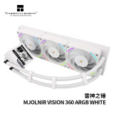 Thermalright(利民)MJOLNIR VISION 360 ARGB WHITE 雷神之锤一体式水冷散热器3.5英寸液晶屏MV 360 ARGB WHITE
