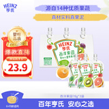 Heinz西洋果园果汁泥78g*3袋婴幼儿宝宝水果泥辅食猕猴桃西梅泥