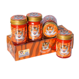 金老虎泰国金老虎膏原装代购thongtiger金虎膏虎牌老虎油50g 整盒装4瓶