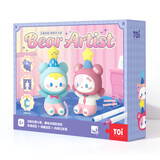 TOI图益 熊熊艺术家 涂色DIY手工制作女孩玩具益智玩具六一儿童节