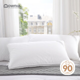 Downia澳洲枕芯 威斯汀五星级酒店同款 90%白鸭绒枕 羽绒枕头 48*74+3cm