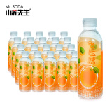 小苏先生香橙苏打味饮料360ml*24塑膜装0蔗糖0热量无汽出游苏打水风味饮品