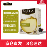 百乐莱vella半甜型夏布利晚安白葡萄酒 5L盒装 美国进口